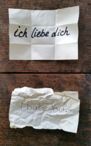 The german word Die Note and the english note are not the same
